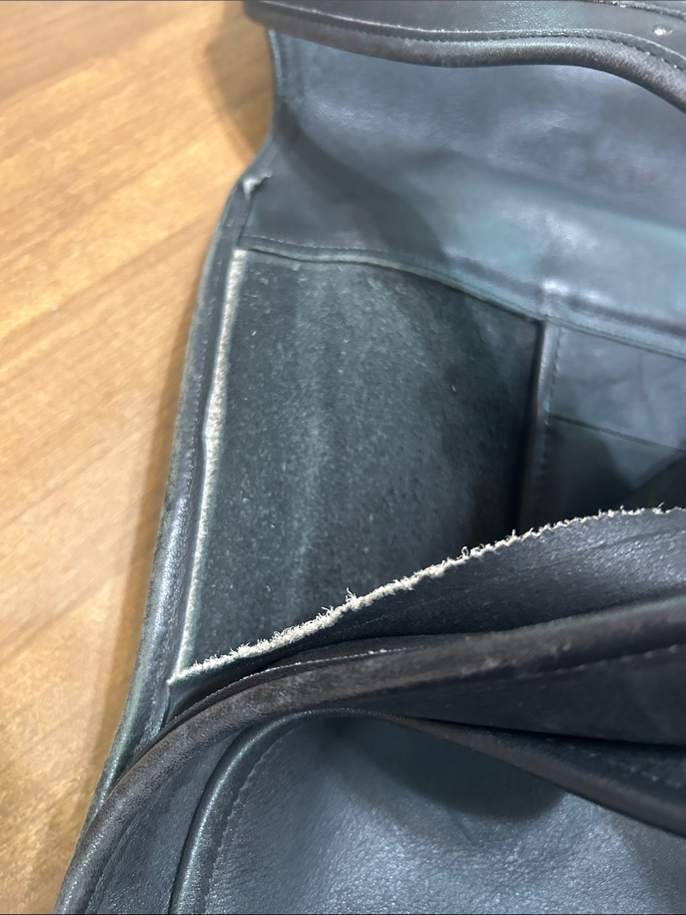 Vintage Coach Classic Black Leather Men’s Briefcase Bag - Timeless Work Satchel - Picture 7 of 12